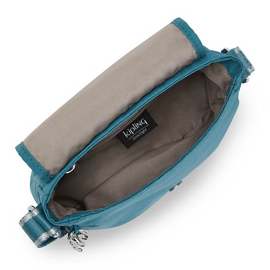 Kipling Sabian Crossbody Mini Tassen Turquoise | België 1873VR